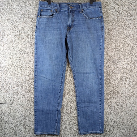 Lucky Brand 221 Straight Leg Jeans Distressed Classic Fit Mens 34x30 Fits‎ 34x29 - Picture 1 of 14